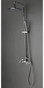 Sapho - Baterie de duș AXIA, crom lucios
