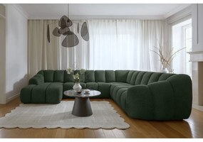 Colțar verde închis (cu colț pe partea dreaptă/în formă de "U") Shell – Miuform