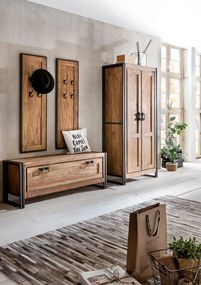 Set 4 piese mobilier pentru hol din lemn de salcam Panama