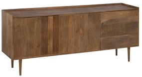 Comodă în culoare naturală joasă din lemn de mango 174x75 cm Apricot – Ixia