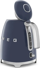 Ceainic electric SMEG KLF03NBEU, 2400 W, 1,7 l, bază rotativă la 360°, finisaj lucios, albastru marin