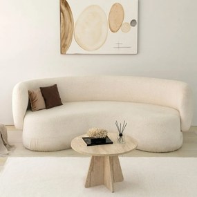 Măsuță de conferință Mushroom Travertine