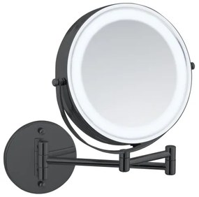 WENKO 71559800 - Oglindă POWER-LOC 25,5x32 cm neagră