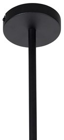 Lampă suspendată inteligentă neagră cu 4 lumini incl. Wifi ST64 - Laser