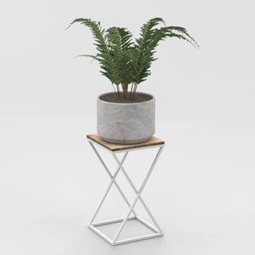 Suport de flori 40x24 cm alb