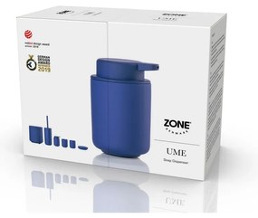Dozator de săpun lichid albastru din gresie ceramică 250 ml Ume – Zone