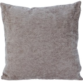Perna Chenille Greige, 45 x 45 cm