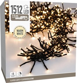 Ghirlandă LED de exterior pentru Crăciun 1512xLED/230V/8 funcții 14 m IP44 alb cald