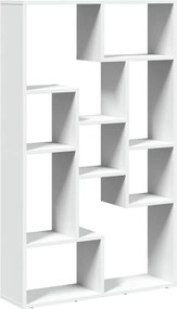 vidaXL Bibliotecă, alb, 72x20x120,5 cm, lemn prelucrat