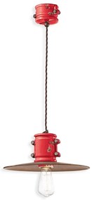 Pendul design retro realizat manual din ceramica URBAN