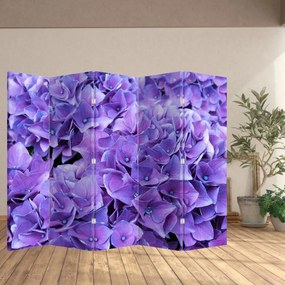 Paravan - Flori violete (210x170 cm)