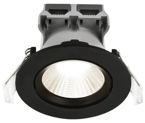 Set de 3 spoturi incastrabile LED dimabil Fremont 3-Kit 4000K negru