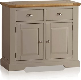 Bufet lemn masiv gri Ives II Personalizabilă, 97 × 46 × 84 cm
