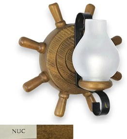 Aplica de perete rustica fabricata manual din lemn Timona WOOD-TI-AP1