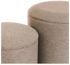 Pufuri maro deschis 2 buc. – Casa Selección