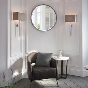 Endon 56706 - Aplica de perete MORETO 1xE14/7W/230V, crom lucios/gri