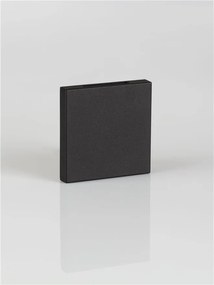 Spot aplicat perete exterior LED 3000K IP65 GOZ negru