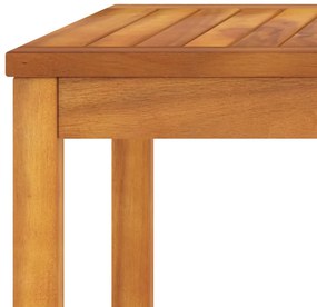 Set mobilier de gradina cu perne, 5 piese, lemn masiv acacia Morke gra, mijloc + colt + 2x banca + masa, 1