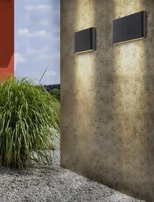 Aplica LED de perete exterior ambientala IP54 CREMONA S alba