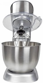 Mixer planetar Royalty Line RL-PKM1900.7, 1900W, Cupa inox 6.5 L, 6 viteze + Pulse, Accesorii, Argintiu