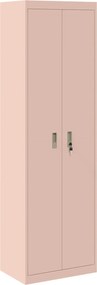 vidaXL Dulap de depozitare Roz 60 x 40 x 200 cm Oțel