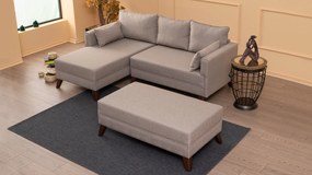Canapea extensibilă de colț Bella Corner Sofa Left 2 - Cream