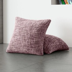 Huse cu două elastice GRAFITI NOU castaniu fețe de pernă 2 buc (40 x 40 cm)