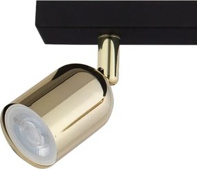 Spot LED RGBW dimabil TOP 2xGU10/6,5W/230V 2700-6500K negru/auriu