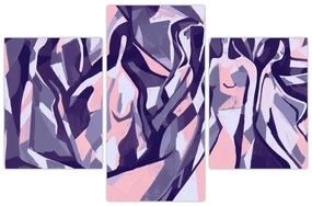 Tablou - Abstract, femei (90x60 cm)