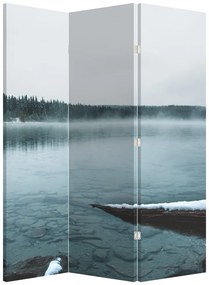 Paravan - Lacul nordic înghețat (126x170 cm)