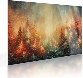 Tablou pe sticlă - Pictura de păduri (70x50 cm)