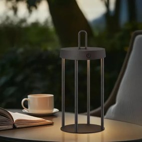 Lampă de masă LED reglabilă, reîncărcabilă, pentru exterior, cu senzor tactil GENTLE LED/1,5W/3,7V 3000 mAh IP44 negru