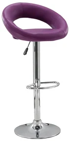Scaun bar mov ABS 151 din piele ecologica, confortabil si elegant