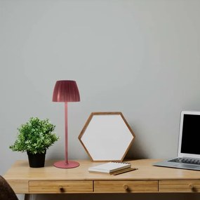 Lampă de birou LED reglabilă, reîncărcabilă, 2,7W, 3000-6000K, 1800 mAh, maro