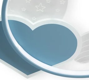 Brilagi - Plafonieră LED pentru copii LOVE 48W/230V 3000/4500/6000K albastră