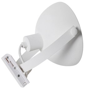 Spotlight industrial alb cu interior argintiu - Magnax