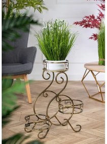 Suport de flori 64x60 cm auriu