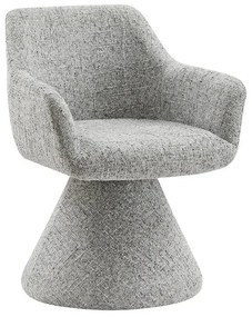 Scaun pivotant AMBIENTO tesatura Chenille gri