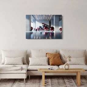 Tablou - Spațiu 3D cu bile II. (90x60 cm)