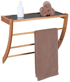 Raft de baie din lemn cu bară FONDI