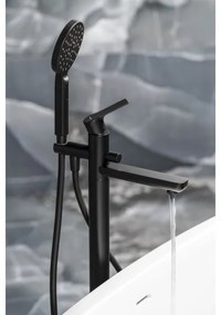 Sapho - Set pentru cadă PAX cu baterie, negru mat