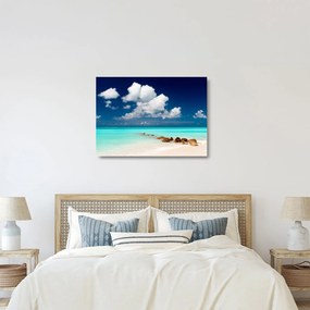 Tablou pe sticlă cu mare (70x50 cm)