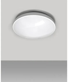 Plafonieră LED pentru baie CIRCLE LED/18W/230V 4000K d. 30 cm IP44 negru