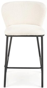 Scaun de bar plusat H119 crem