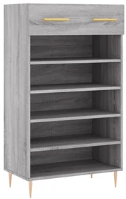 829602 vidaXL Pantofar, gri sonoma, 60x35x105 cm, lemn prelucrat