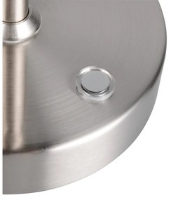 Veioză argintie LED (înălțime 45 cm) Moreno – Trio