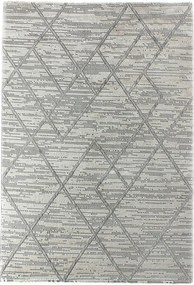 Covor MOTTO, 80x300 cm, forma dreptunghiulara, poliester, gri, 4587