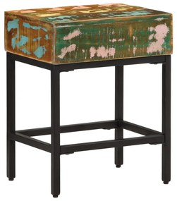 338473 vidaXL Masă laterală, 40x30x51 cm, lemn masiv reciclat