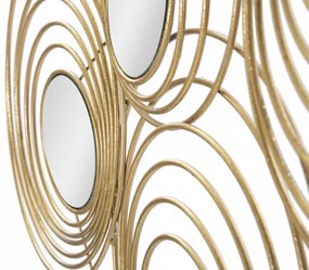 Panou decorativ auriu din metal, 90x2,5x45 cm, Rays Mauro Ferretti