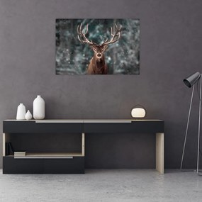 Tablou - Cerbul majestic (90x60 cm)